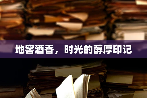 地窖酒香，时光的醇厚印记