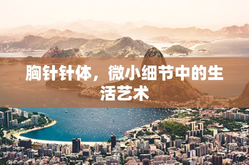 胸针针体，微小细节中的生活艺术