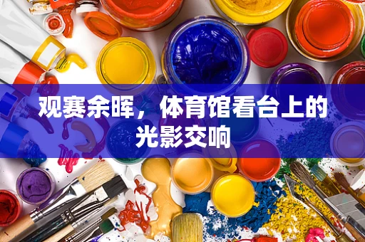 观赛余晖，体育馆看台上的光影交响