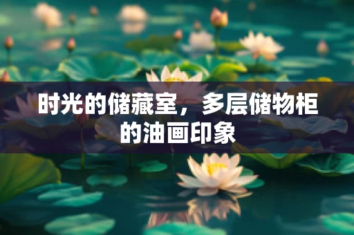 时光的储藏室，多层储物柜的油画印象