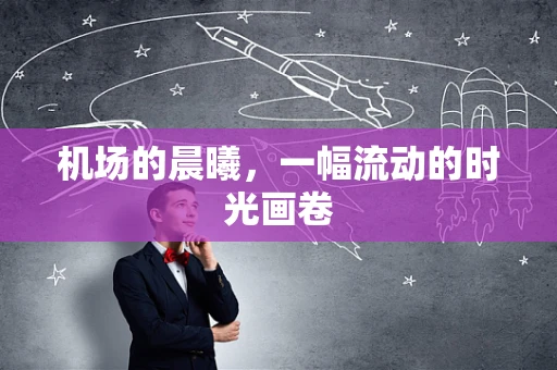 机场的晨曦，一幅流动的时光画卷