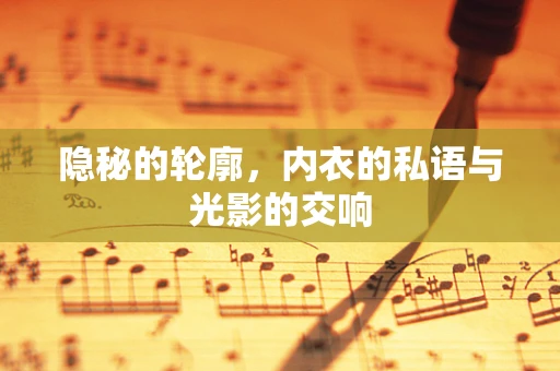 隐秘的轮廓，内衣的私语与光影的交响