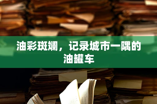 油彩斑斓，记录城市一隅的油罐车