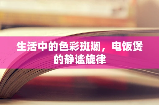 生活中的色彩斑斓，电饭煲的静谧旋律