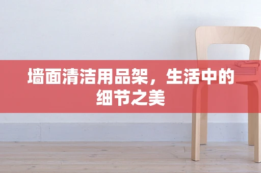 墙面清洁用品架，生活中的细节之美