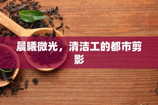 晨曦微光，清洁工的都市剪影