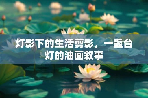 灯影下的生活剪影，一盏台灯的油画叙事