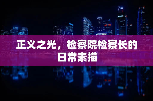 正义之光，检察院检察长的日常素描