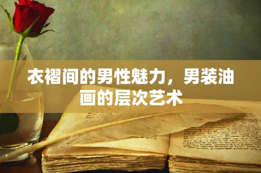衣褶间的男性魅力，男装油画的层次艺术