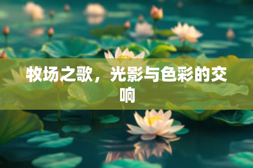 牧场之歌，光影与色彩的交响