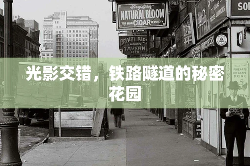 光影交错，铁路隧道的秘密花园