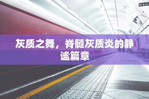 灰质之舞，脊髓灰质炎的静谧篇章