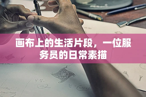 画布上的生活片段，一位服务员的日常素描