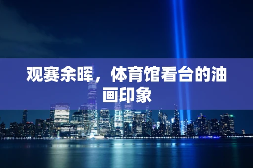 观赛余晖，体育馆看台的油画印象