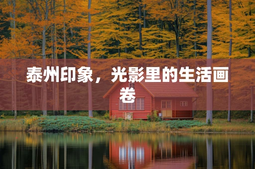 泰州印象，光影里的生活画卷
