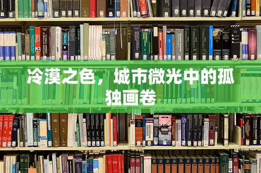 冷漠之色，城市微光中的孤独画卷