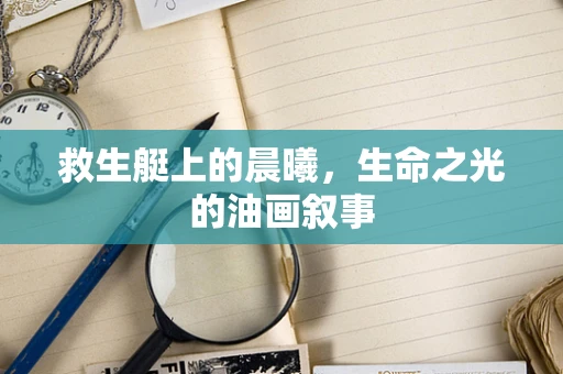 救生艇上的晨曦，生命之光的油画叙事