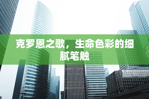 克罗恩之歌，生命色彩的细腻笔触