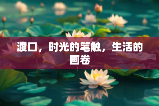 渡口，时光的笔触，生活的画卷