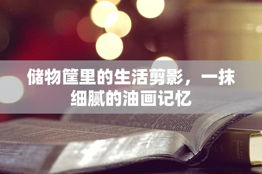 储物筐里的生活剪影，一抹细腻的油画记忆