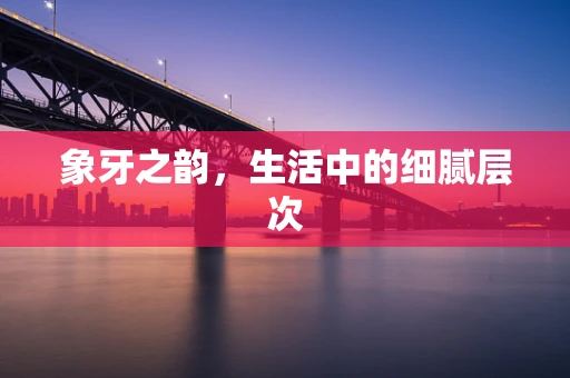象牙之韵，生活中的细腻层次