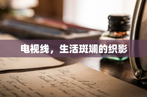 电视线，生活斑斓的织影