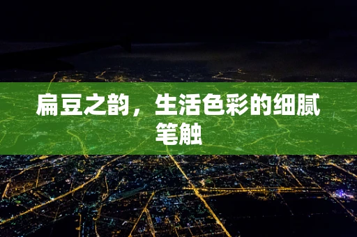 扁豆之韵，生活色彩的细腻笔触