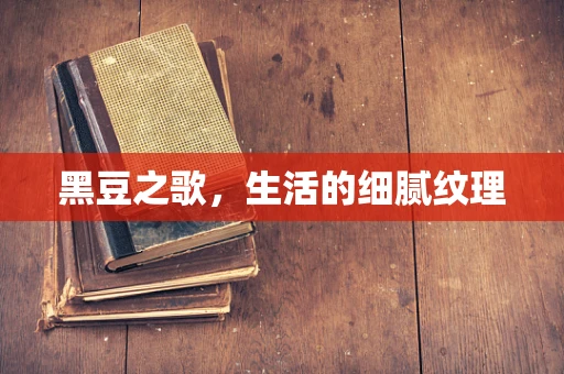黑豆之歌，生活的细腻纹理