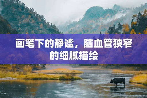 画笔下的静谧，脑血管狭窄的细腻描绘