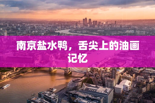 南京盐水鸭，舌尖上的油画记忆