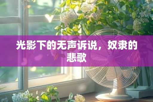 光影下的无声诉说，奴隶的悲歌