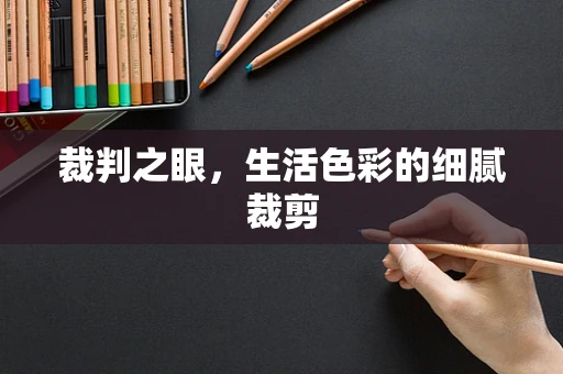 裁判之眼，生活色彩的细腻裁剪