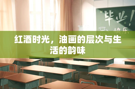 红酒时光，油画的层次与生活的韵味