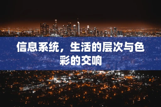 信息系统，生活的层次与色彩的交响