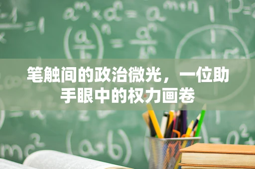 笔触间的政治微光，一位助手眼中的权力画卷