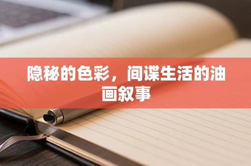 隐秘的色彩，间谍生活的油画叙事