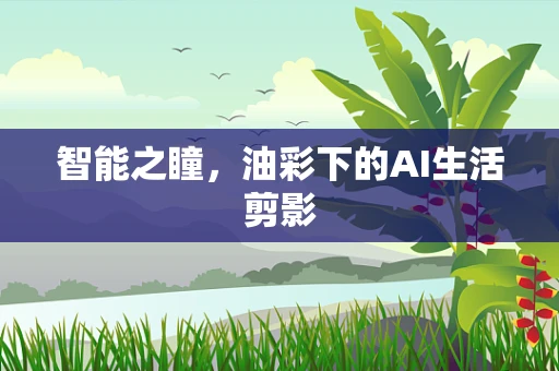 智能之瞳，油彩下的AI生活剪影