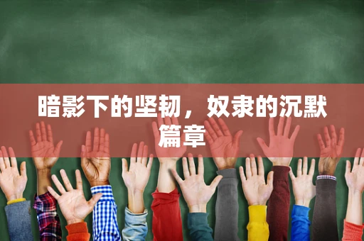 暗影下的坚韧，奴隶的沉默篇章