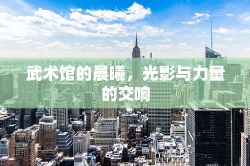 武术馆的晨曦，光影与力量的交响