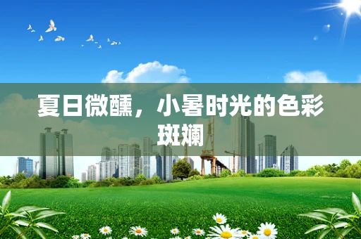 夏日微醺，小暑时光的色彩斑斓