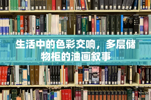 生活中的色彩交响，多层储物柜的油画叙事