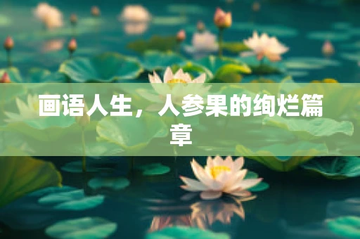 画语人生，人参果的绚烂篇章