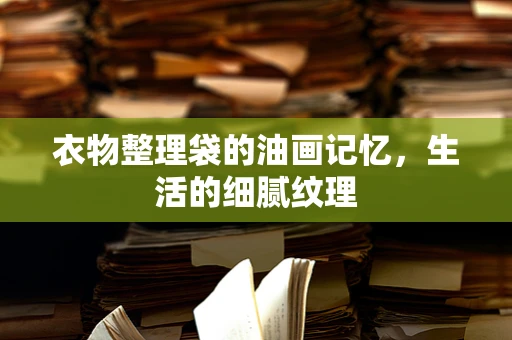 衣物整理袋的油画记忆，生活的细腻纹理