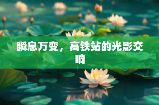 瞬息万变，高铁站的光影交响