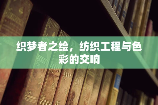 织梦者之绘，纺织工程与色彩的交响