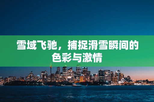 雪域飞驰，捕捉滑雪瞬间的色彩与激情
