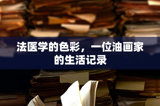 法医学的色彩，一位油画家的生活记录