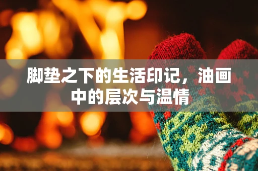 脚垫之下的生活印记，油画中的层次与温情