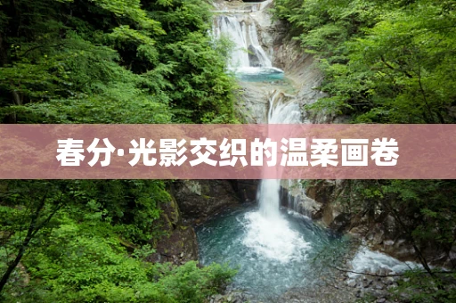 春分·光影交织的温柔画卷