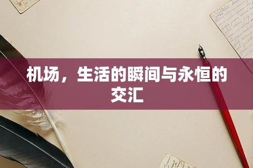 机场，生活的瞬间与永恒的交汇